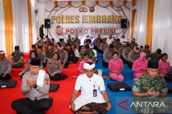 Polres Jembrana adakan doa lintas agama untuk Pilkada