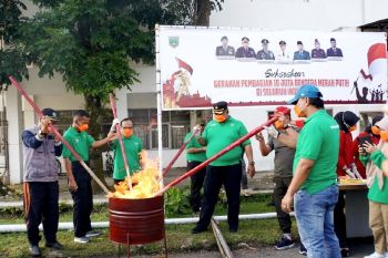 Puncak peringatan HANI 2024, Padang Panjang musnahkan BB narkoba