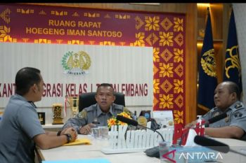 Kemenkumham Sumsel evaluasi pelayanan publik pada Imigrasi dan LPKA Palembang