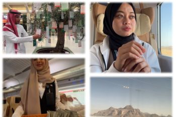 Jurnalis kantor berita asing menjajal kereta Haramain menuju Madinah