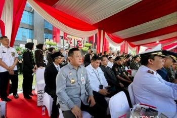 Kadivpas Kanwil Kemenkumham Sumsel hadiri upacara HUT Bhayangkara