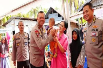 Polda Sulbar meluncurkan program penanggulangan stunting terintegrasi