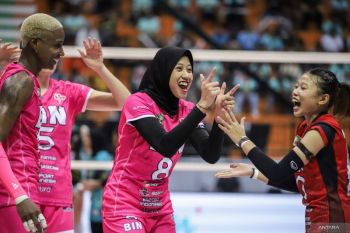 Voli putri Jakarta BIN selangkah ke final usai bekuk JPE tiga set langsung