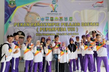 Kabupaten Tangerang sabet 26 medali di Peparpeda Banten