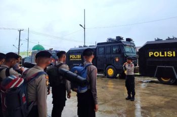 Polda Kaltara Siap Amankan PSU Pemilihan Anggota Caleg DPRD Kota Tarakan Dapil 1 Kecamatan Tarakan Tengah.