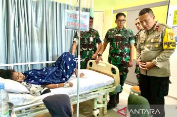 Danlanud Hasanuddin  tanggung biaya pengobatan korban penembakan di Palu