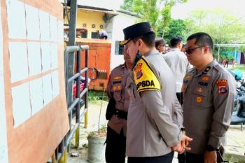 Kapolda Kaltara pantau Pemilihan Suara Ulang  Kota Tarakan