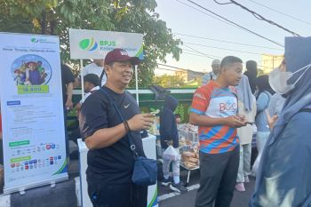 BPJS Ketenagakerjaan NTB manfaatkan hari bebas kendaraan untuk edukasi masyarakat