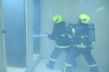 Wujudkan tim tangguh bencana, Bandara Soetta gelar simulasi kebakaran