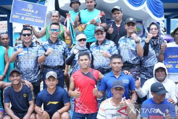 Bupati Kotabaru hadiri lomba dayung Hut Lanal  ke-27 Tahun 2024