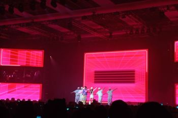 Key SHINee di Jakarta sapa fans "Halo, piye kabare?"