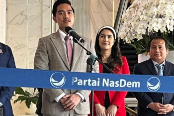 Surya Paloh minta Kaesang terus berjuang sampai pemilu keenam