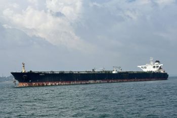 Kapal MT Arman 114 terlihat mulai berkarat dan rusak