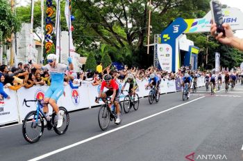 Tim Mongolia kembali sabet juara balap sepeda ITdBI etape tiga