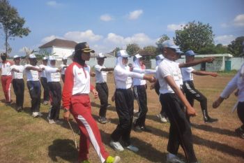 75 calon Paskibraka Sleman menjalani latihan intensif