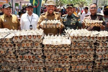 Harga pangan beras-bawang hingga telur alami naik tipis