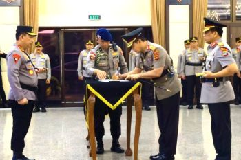 Sertijab Kapolda Kaltara dipimpin oleh Kapolri