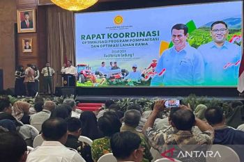 Mentan minta pemasangan pompa dipercepat guna waspada kerisis pangan