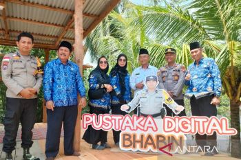 Pustaka digital inovasi Bhabinkamtibmas di Desa Bokor kembangkan pendidikan di pulau terluar Meranti