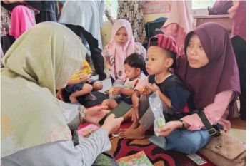 Inovasi KARDI SARAS Puskesmas Sungai Rumbai tekan angka stunting