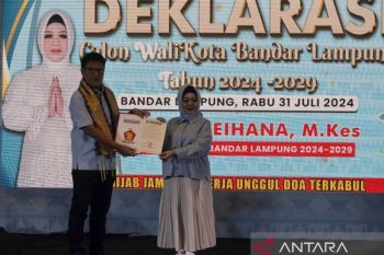 Deklarasi bakal calon wali kota Bandarlampung