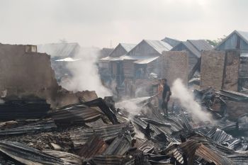 25 rumah di Pemulutan Ogan Ilir hangus terbakar,
