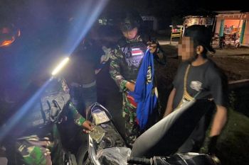 Satgas Pamtas RI-PNG Yonif 122 gagalkan penyelundupan 200 gram ganja