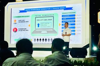 Jumlah penduduk RI tembus 282 juta jiwa di semester I 2024
