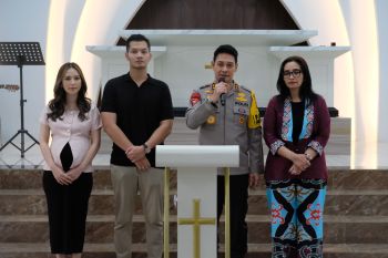 Suasana Binrohtal,  acara pembinaan rohani terakhir dihadiri Kapolda Daniel Adityajaya dan Ibu Didit Daniel di Kaltara