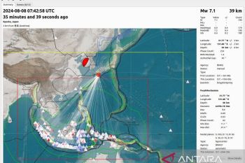 BMKG: Potensi tsunami di Jepang tidak berdampak ke wilayah Indonesia