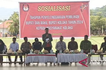 KPU Kolaka sosialisasi tahapan penyelenggaraan pilkada 2024