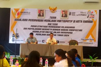 Bawaslu Manado ajak masyarakat aktif lakukan pengawasan partisipatif