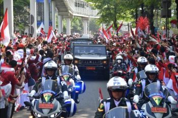 Presiden sebut kirab bendera ke IKN adalah momen bersejarah