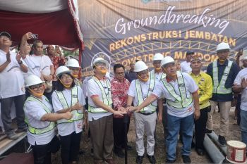 Teras Narang apresiasi dimulainya rekonstruksi jembatan bowstring Mandomai