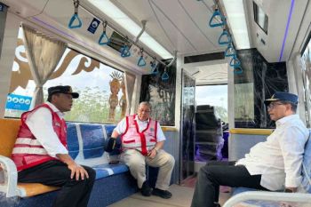 Menhub uji coba kereta otonom di IKN