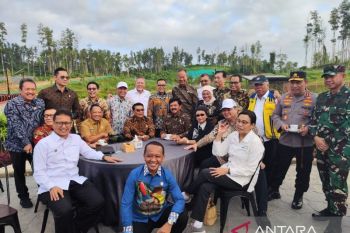 Politisi Golkar Bahlil jelaskan pertemuan dengan Jokowi dan JK