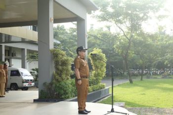 Pj Wako Payakumbuh pimpin apel awal tahun