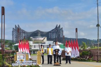Presiden: Sumbu kebangsaan IKN gambarkan harmonis manusia-Tuhan-alam