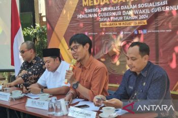 KPU Jatim ajak jurnalis sosialisasikan tahapan Pilkada 2024