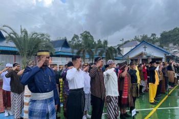Peringatan HUT Kemerdekaan RI di Lapas Tarakan Mengenakan Busana Daerah
