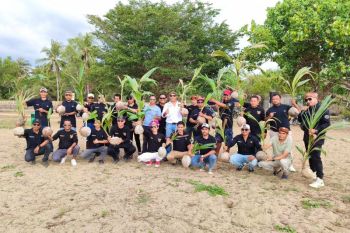 Komunitas di Labuan Bajo tanam pohon kelapa peringati HUT RI
