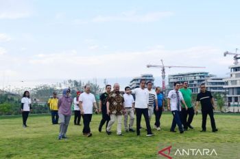 Presiden Jokowi ajak pimpinan lembaga negara tinjau Infrastruktur IKN