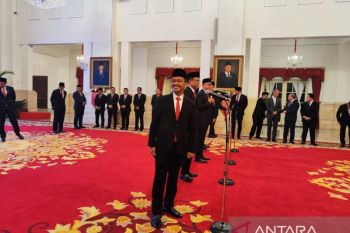 Presiden Jokowi lantik Bahlil Lahadalia sebagai Menteri  ESDM