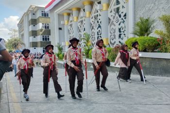 Gerakan Pramuka perkuat gotong-royong di Lombok Tengah