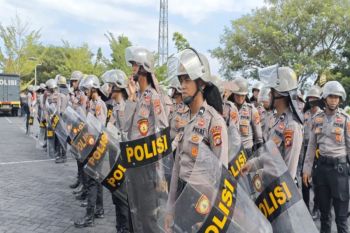 Polda Sulbar intensifkan latihan dalmas jelang pendaftaran pilkada
