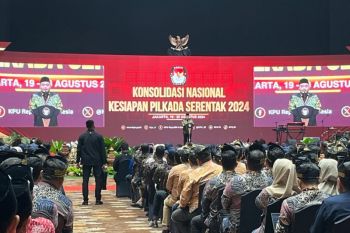 KPU RI menggelar rapat Konsolidasi Nasional Kesiapan Pilkada Serentak 2024