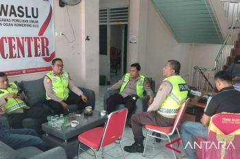 Polres OKU tugaskan personel jaga Kantor Bawaslu jelang Pilkada 2024