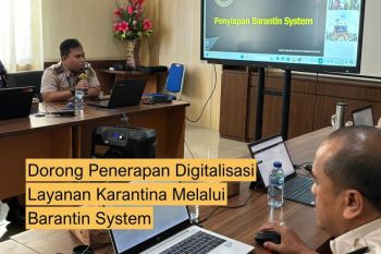 Karantina Sulut tingkatkan layanan melalui 'Digital Barantin System'