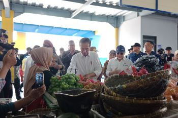 Presiden Jokowi resmikan Pasar Pasir Gintung Bandarlampung