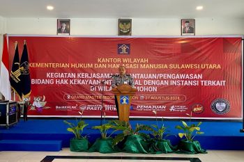 Kemenkumham Sulut ajak lindungi-majukan hak kekayaan intelektual di Tomohon